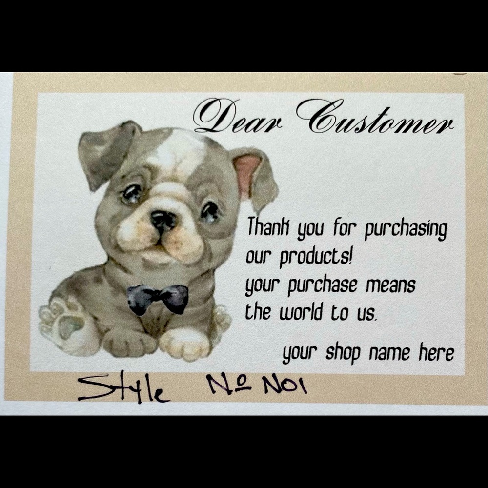 New Poshmark Thank you For Your Business Cards, 100 TY   Cards - Picture 5 of 10